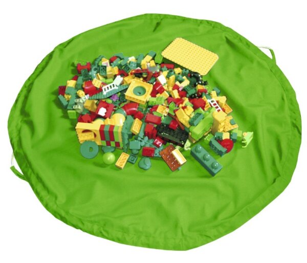 Aufräumsack/Spieldecke Grün