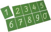 Sandpapierziffern 0-9 755