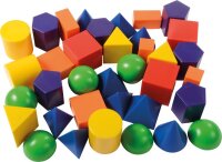 Geoformen farbig 36 Stück