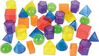 Geoformen transparent 36 Stück