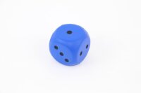 Knautschwürfel 6 cm blau