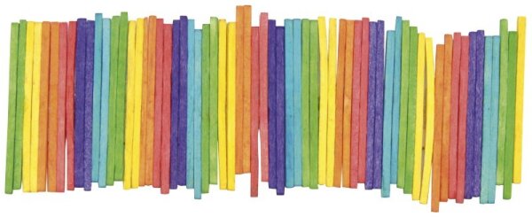 Bastelhölzchen, bunt 6