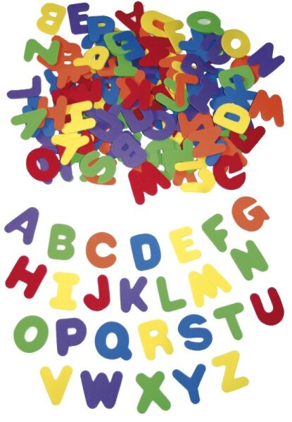 Moosgummi Buchstaben groß 517