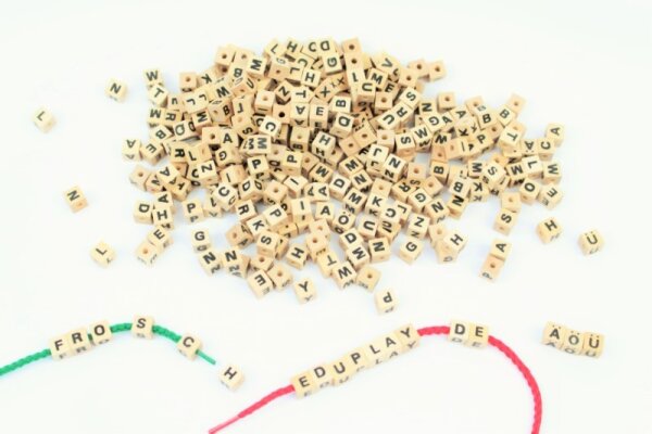 Buchstabenwürfel circa 300 Stück
