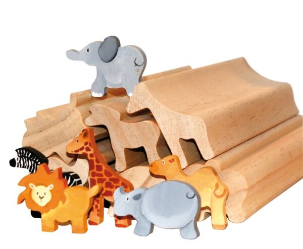 Profilholz Wildtiere 6er Set 719