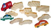 Holzfiguren Fahrzeuge 12er Set 268