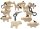 Holzfiguren Tiere Schlüsselanhänger 12er Set 93