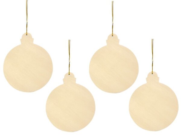 Christbaumkugeln 4er Set 67