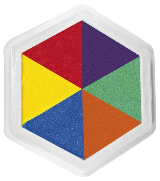 Riesenstempelkissen, Multicolor, 6 farbig 439