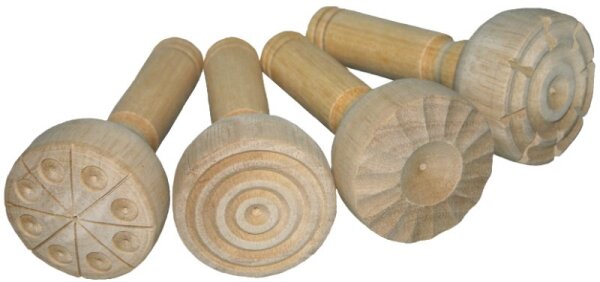 Knetstempel, 4er Set 963