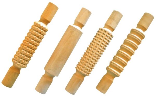Knetrollenstempel, 4er Set 869