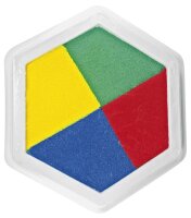 Riesenstempelkissen, Multicolor 4 farbig 614