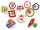 Riesenstempel Geo Outline 10-tlg. 452