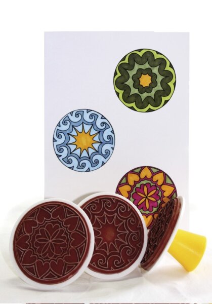Mandalastempel Motive / Phantasie 6er Set 715