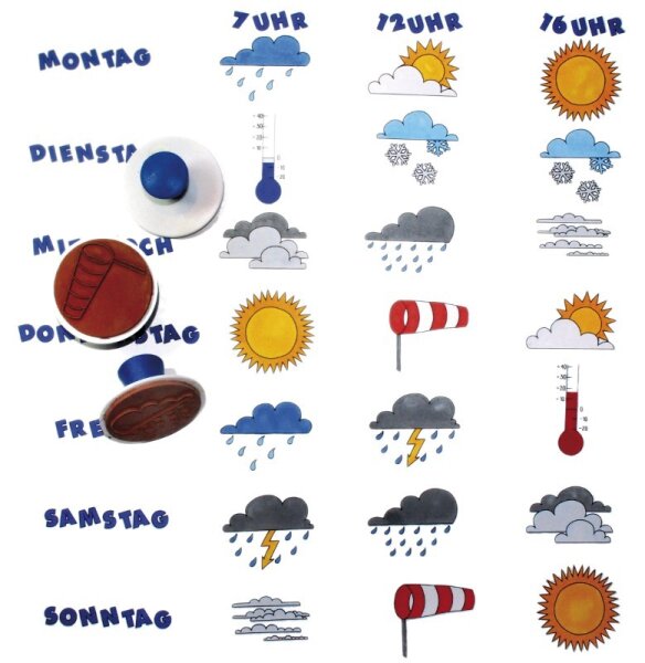 Wetterstempel 10-tlg. 544