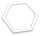 Stempelkissen blanko, Hexagon 969