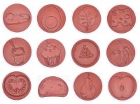 Ernährungsstempel 12er Set 582