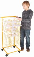 Papiertrockenständer, gelb